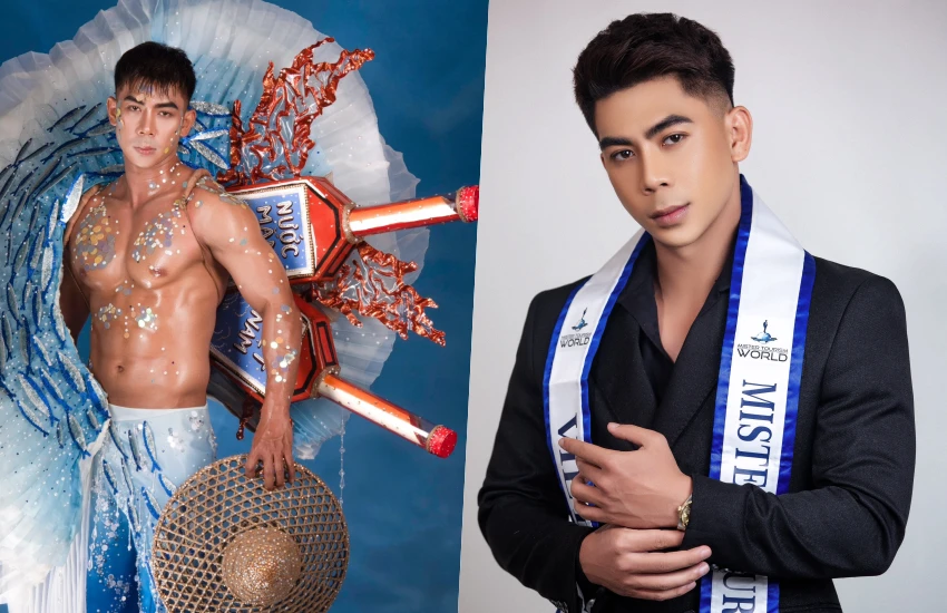 Phùng Phước Thịnh mang 'nước mắm Phú Quốc' đến Mister Tourism World 2022