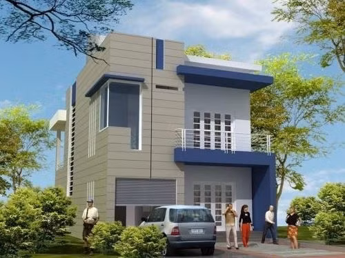  Ngắm những mẫu nhà 2 tầng mái bằng đẹp mê ly 