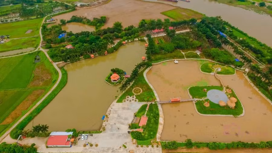 Khuôn viên khu sinh thái Trường Thành. Ảnh: IT