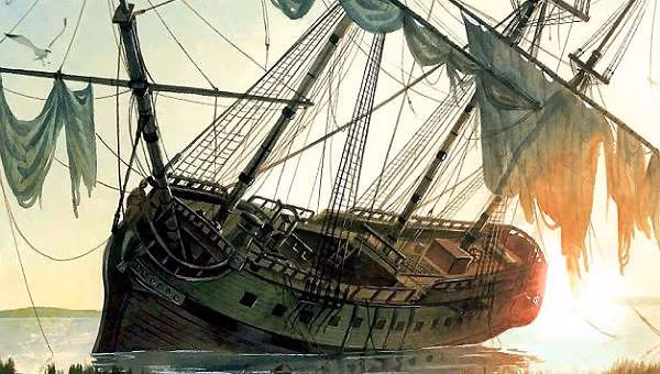 Con tàu Edward sử dụng.