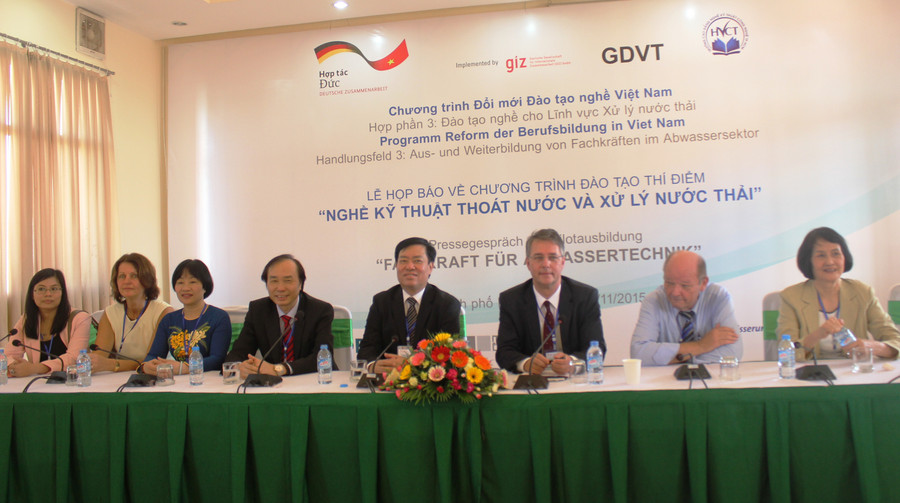 Khai giảng chương trình đào tạo thí điểm nghề “kỹ thuật thoát nước và xử lý nước thải”