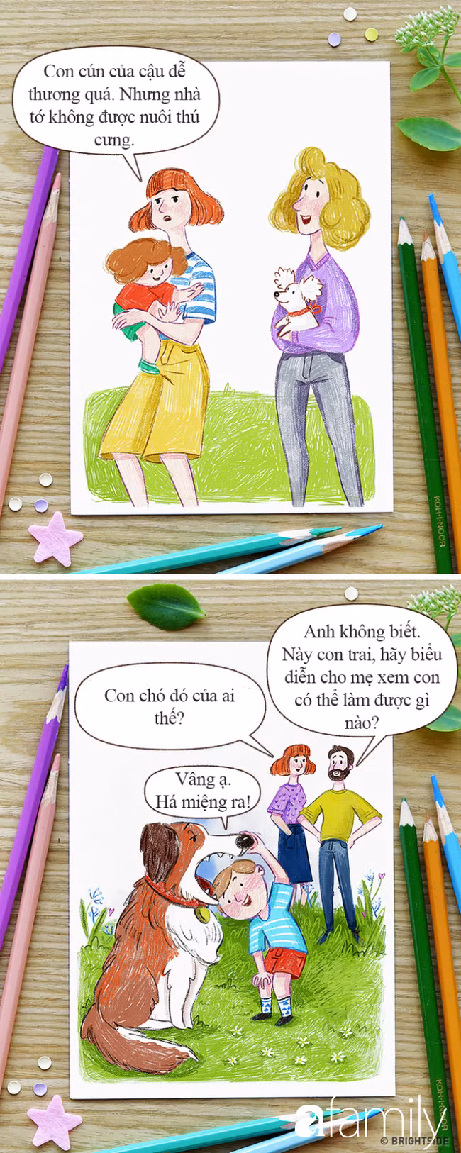 Cười nghiêng ngả trước bộ tranh hài hước "lột trần" sự "lật mặt" của mẹ nhanh hơn lật bánh tráng trong cách nuôi dạy con đầu và con thứ hai - Ảnh 6.