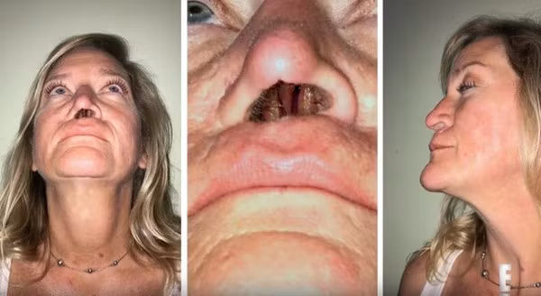 Xót xa người phụ nữ 11 năm sống với một lỗ mũi