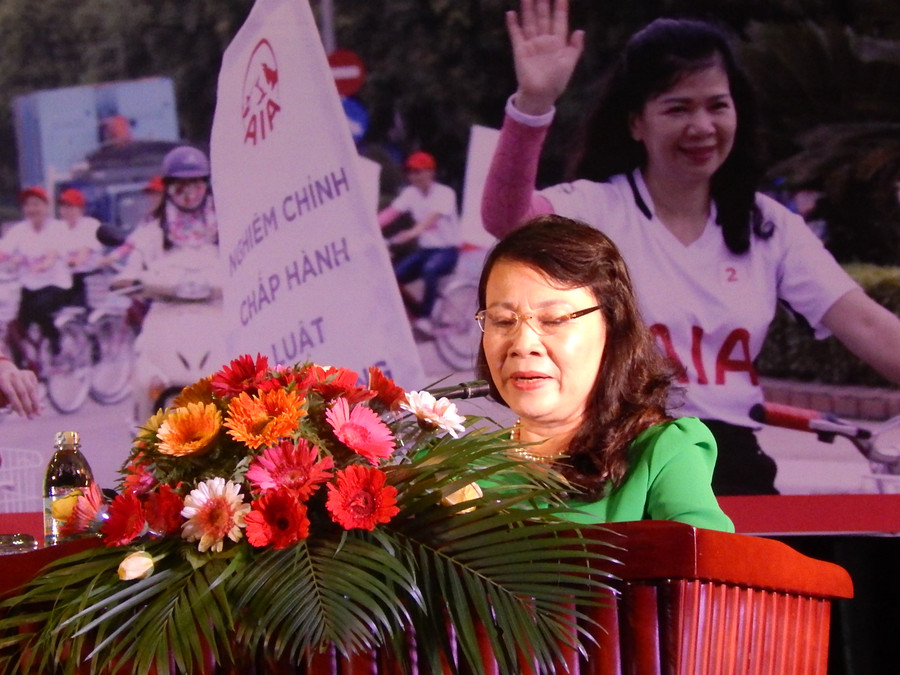 Thứ trưởng Nguyễn Thị Nghĩa phát biểu tại chương trình Hành trình cuộc sống