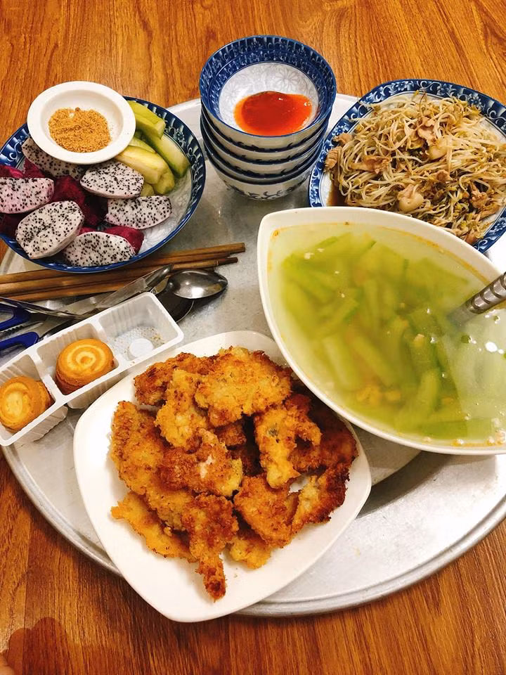 9x khoe nhung mam com nau voi sau gio lam, chi em thot len “uoc gi duoc nhu co ay” - 13