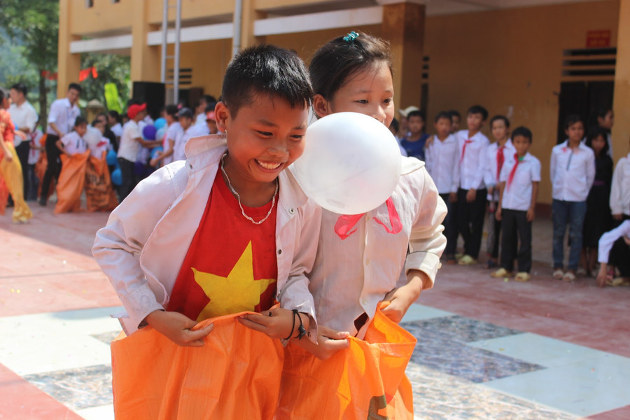 Niềm vui của học sinh vùng cao Hà Giang tại lễ khai giảng Niềm vui của học sinh vùng cao Hà Giang tại lễ khai giảng