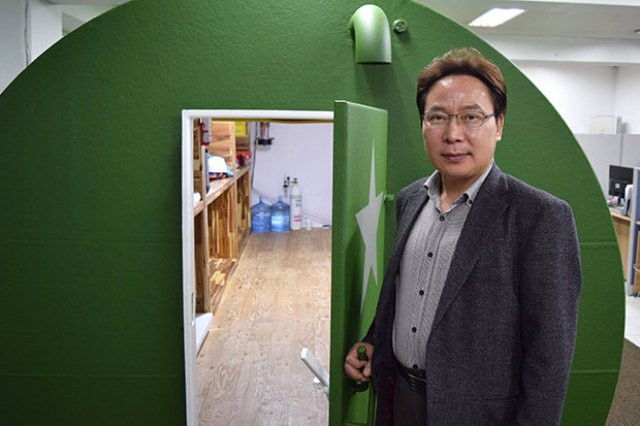 Một kiểu hầm trú hạt nhân có thể tự điều chỉnh của doanh nhân Go Wan-hyeok. Ảnh: Daily Star Một kiểu hầm trú hạt nhân có thể tự điều chỉnh của doanh nhân Go Wan-hyeok. Ảnh: Daily Star