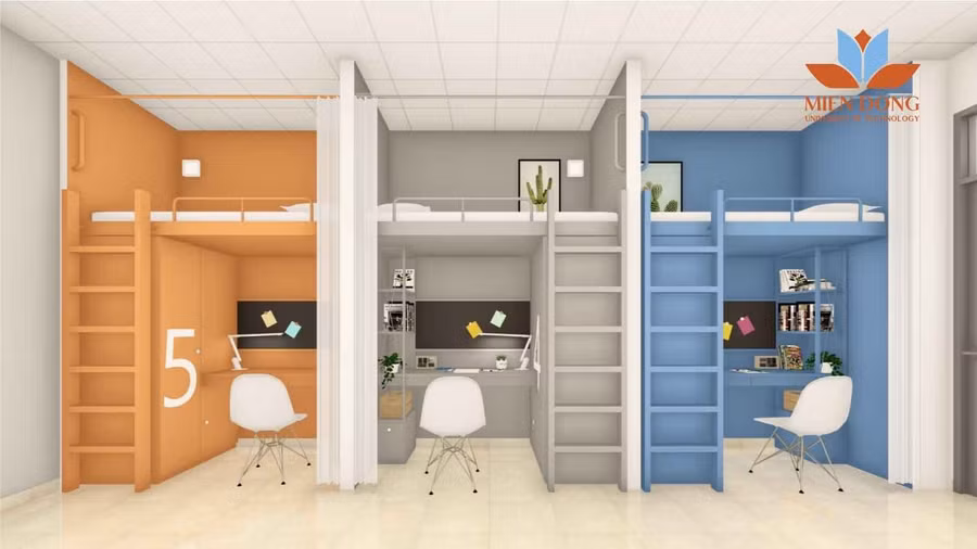 Ký túc xá gần 1.000 chỗ theo tiêu chuẩn 3 sao đang được gấp rút xây dựng để phục vụ miễn phí cho SV MUT