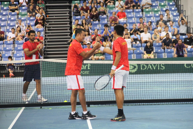 Tuyển quần vợt Việt Nam vô địch Davis Cup nhóm 3 châu Á Thái Bình Dương ảnh 11 Tuyển quần vợt Việt Nam vô địch Davis Cup nhóm 3 châu Á Thái Bình Dương - ảnh 11