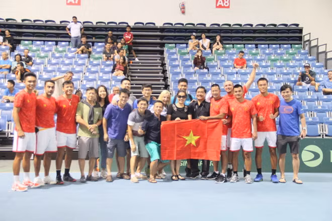 Tuyển quần vợt Việt Nam vô địch Davis Cup nhóm 3 châu Á Thái Bình Dương - ảnh 10