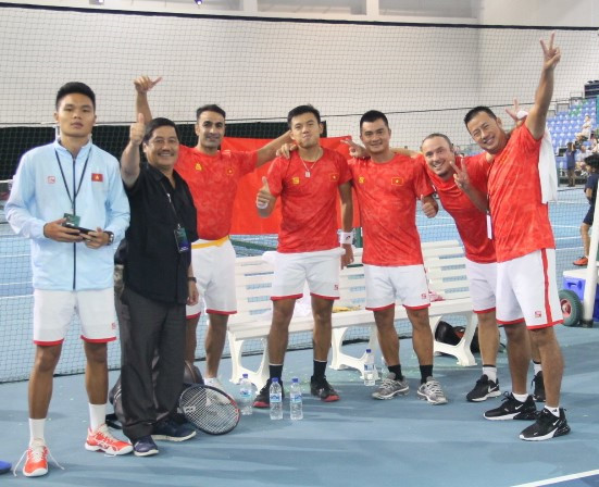 Tuyển quần vợt Việt Nam vô địch Davis Cup nhóm 3 châu Á Thái Bình Dương - ảnh 6
