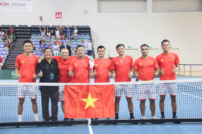 Tuyển quần vợt Việt Nam vô địch Davis Cup nhóm 3 châu Á Thái Bình Dương - ảnh 7