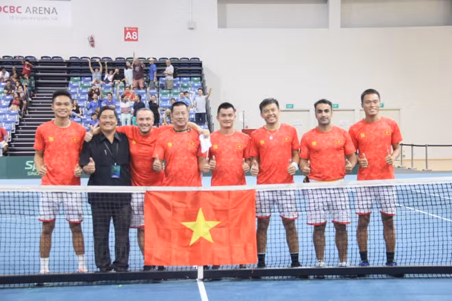 Tuyển quần vợt Việt Nam vô địch Davis Cup nhóm 3 châu Á Thái Bình Dương - ảnh 7