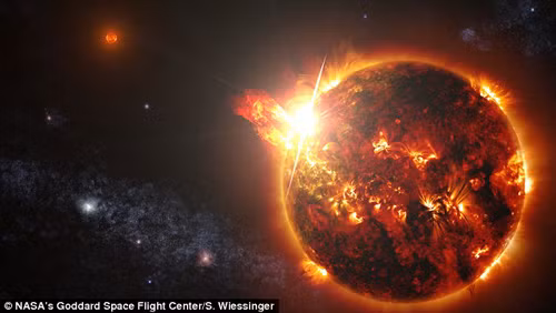 NASA ghi nhận hoạt động không tưởng của các vết lóa tại hệ DG CVn