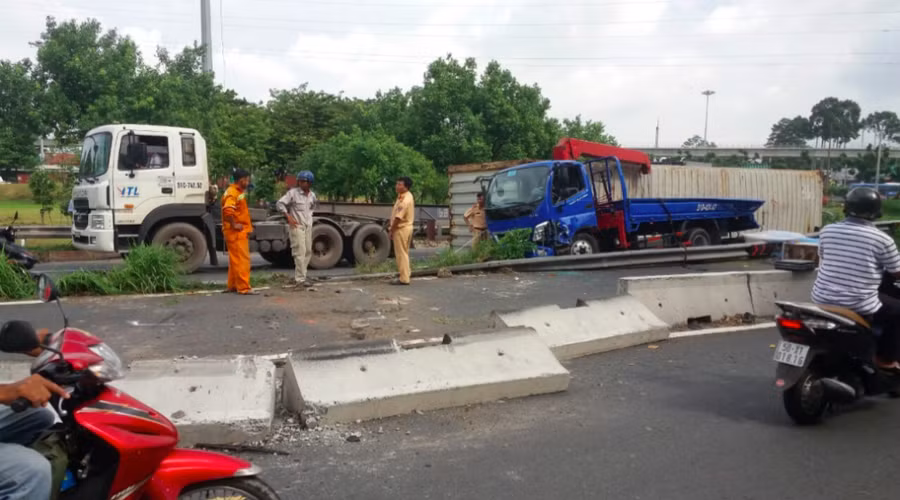 Hiện trường vụ tai nạn