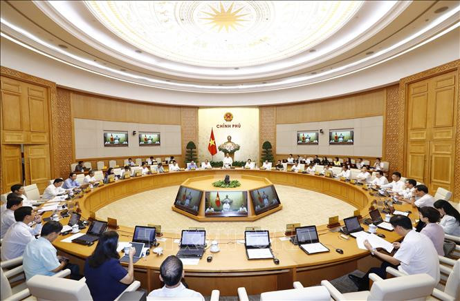 Thủ tướng chủ trì Phiên họp Chính phủ chuyên đề về xây dựng pháp luật ảnh 2 Chú thích ảnh
