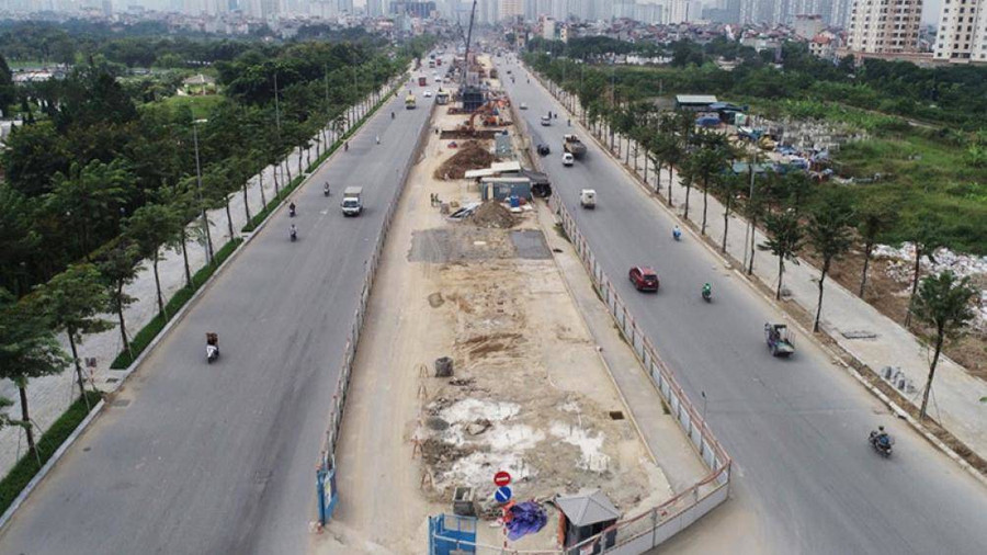 Hà Nội phân luồng giao thông đường Phạm Văn Đồng phục vụ thi công dự án cầu cạn đoạn Mai Dịch - Nam Thăng Long đường Vành đai 3 trên cao - Ảnh minh họa.