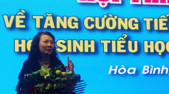 Bà Nguyễn Thị Nghĩa, Thứ trưởng Bộ GD&ĐT phát biểu chỉ đạo tại Hội nghị. Bà Nguyễn Thị Nghĩa, Thứ trưởng Bộ GD&ĐT phát biểu chỉ đạo tại Hội nghị.