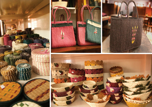 Các sản phẩm thủ công mỹ nghệ từ sợi chuối. Ảnh:dsource.in