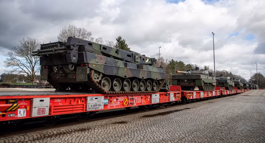 Đức đã cung cấp xe tăng Leopard 2 và xe bọc thép Marder cho Ukraine