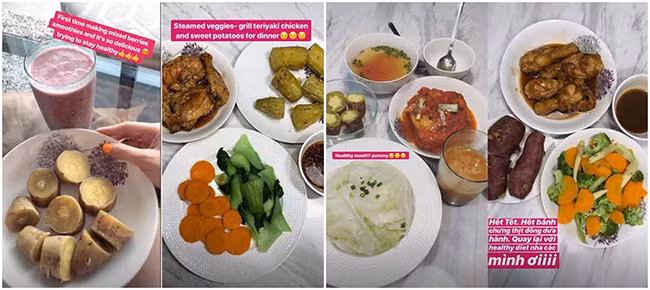 Một trong những thực phẩm chính có trong thực đơn giảm cân của hoa hậu Phương Lê đó chính là khoai lang.