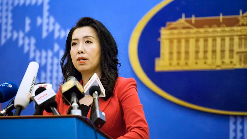 Người phát ngôn Bộ Ngoại giao Lê Thị Thu Hằng.