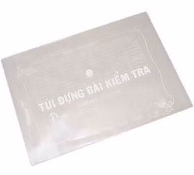 Túi đựng bài kiểm tra, nơi lưu giữ những bài từ điểm 8 trở lên