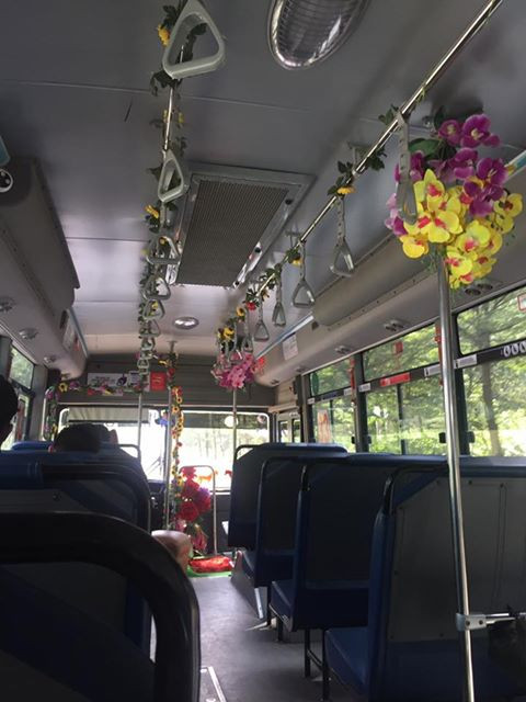 Xe buýt ngày xuân. Xe buýt ngày xuân.