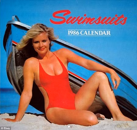 Một cuốn lịch năm 1986 với chủ điểm là những bộ đồ bơi.