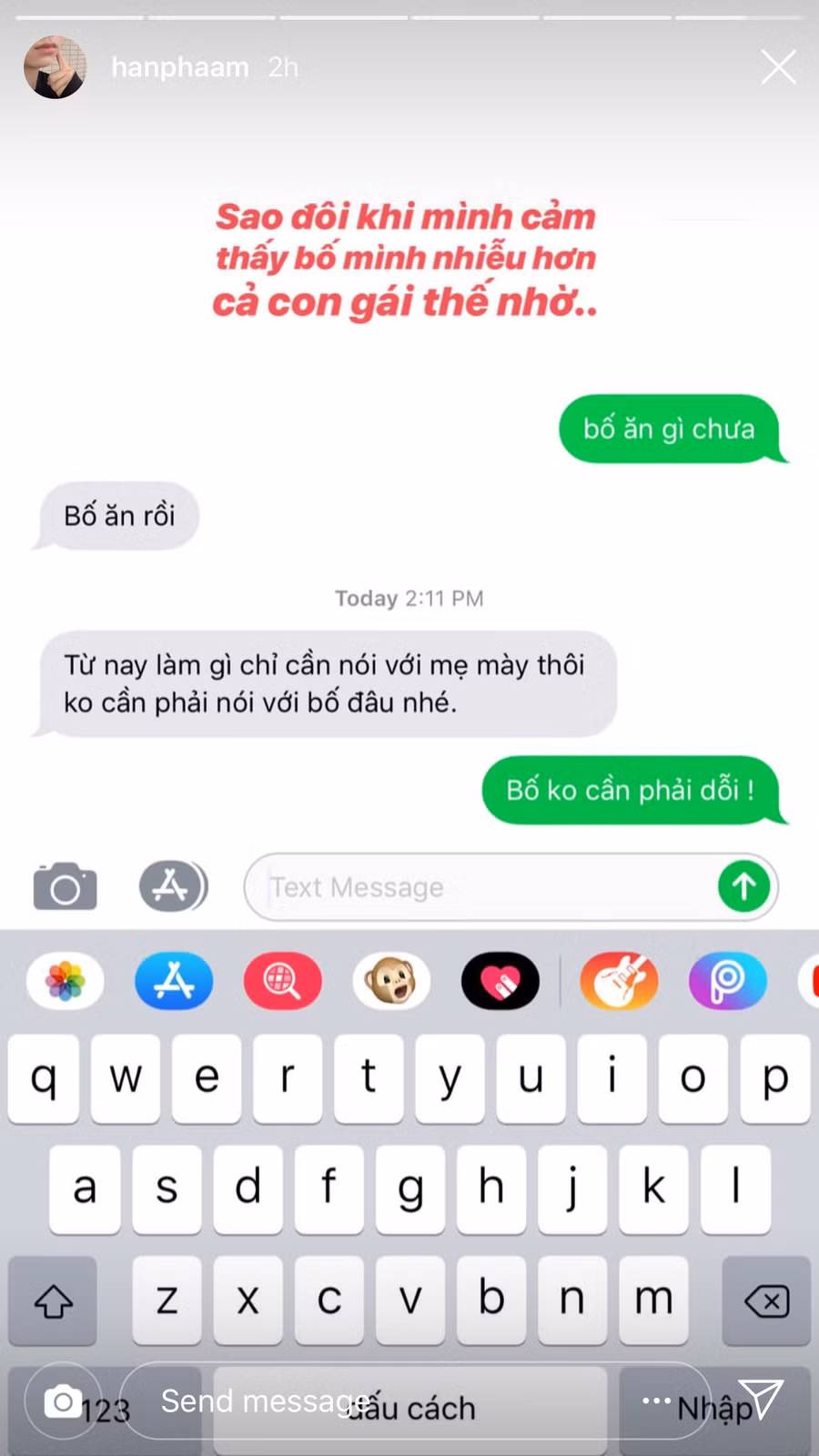 Trong phim là cô út được cả nhà thương nhất mực, ngoài đời Dương (Về nhà đi con) cũng có bố mẹ siêu cấp đáng yêu - Ảnh 3.