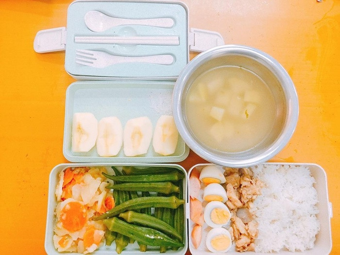 Cơm hộp mẹ chồng nấu cho con dâu mang đi làm khiến cô gái nào cũng phải ghen tỵ