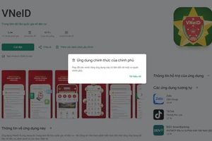 Ứng dụng VNeID được xác thực trên Google Play.