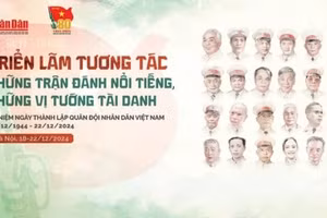 20 vị tướng tài danh của Quân đội Nhân dân Việt Nam. Ảnh: Báo Nhân Dân.