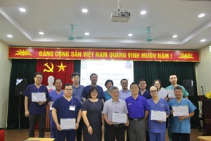 Các giảng viên tham gia khóa tập huấn. Ảnh: Phong Anh