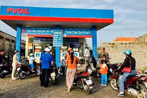 Một cây xăng trên địa bàn tỉnh Lâm Đồng.