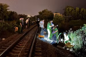 Hiện trường vụ va chạm.