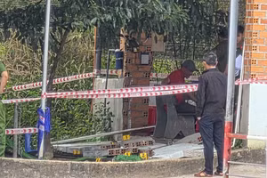 Hiện trường vụ việc.