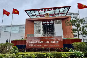 Trung tâm hành chính tỉnh Lâm Đồng.