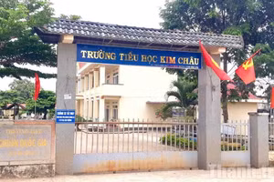 Trường Tiểu học Kim Châu, xã Dray Bhăng, tỉnh Đắk Lắk.