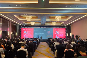 Toàn cảnh hội thảo “Bảo mật trong kỷ nguyên AI - Chiến lược hình thành tương lai số”.