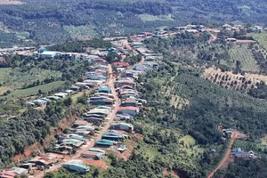 Xã vùng biên Quảng Trực.