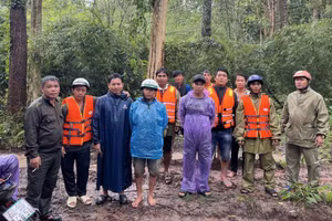 06 thành viên đội địa chất được giải cứu an toàn.