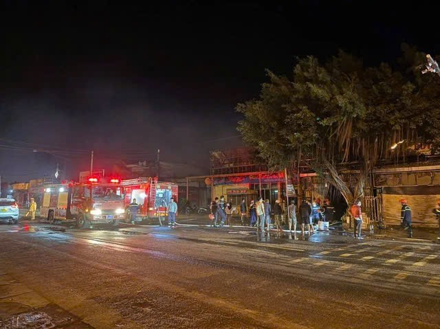 Hiện trường vụ cháy.