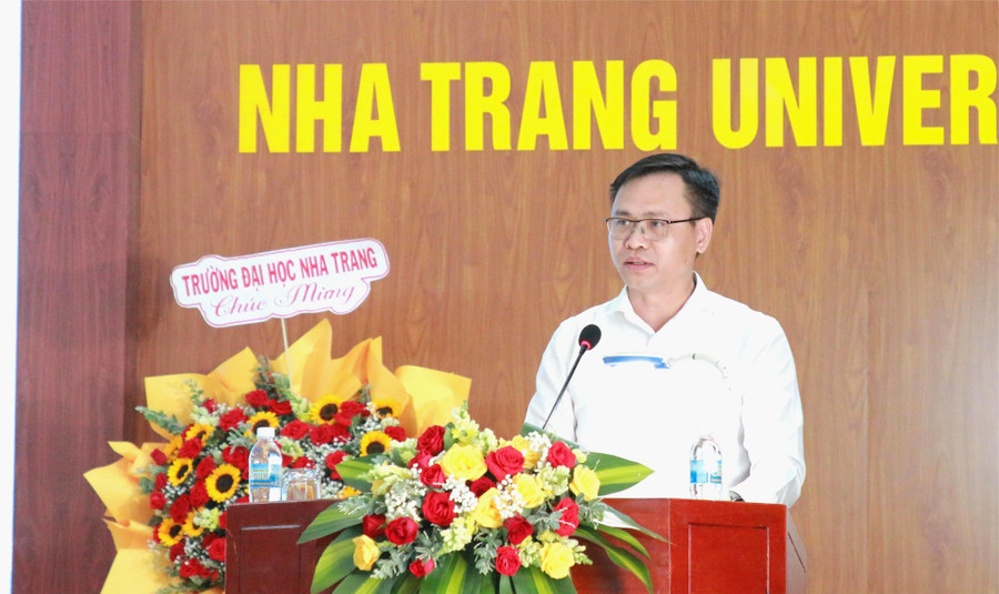 Ông Trần Thanh Đạm – Vụ trưởng Vụ Kế hoạch Tài chính, Bộ GD&ĐT phát biểu tại Hội nghị. (Ảnh: Thành Tâm) 1-vutruong-tran-thanh-dam.jpg
