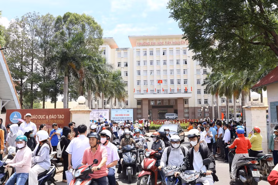 Trường Đại học Tây Nguyên, 567 Lê Duẩn, phường Ea Kao, tỉnh Đắk Lắk. (Ảnh: TT)