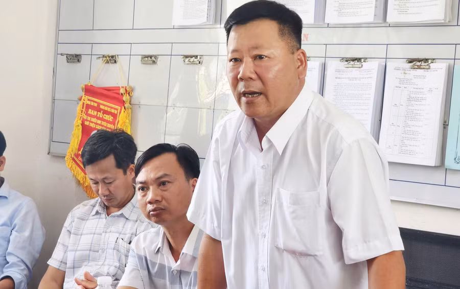 Ông Nguyễn Văn Hoa - Chủ tịch UBND xã Ia Rvê, Đắk Lắk. (Ảnh: TT)