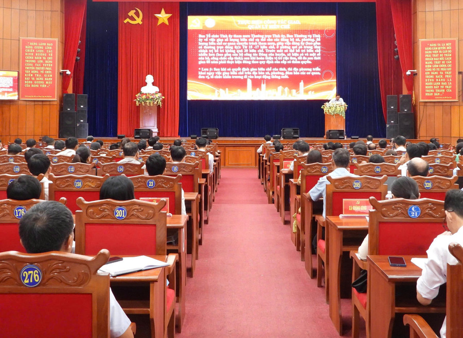Toàn cảnh Hội nghị sáng 20/6. (Ảnh: BT)