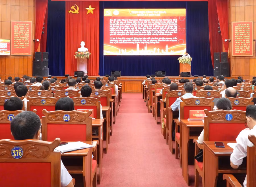 Toàn cảnh Hội nghị sáng 20/6. (Ảnh: BT)