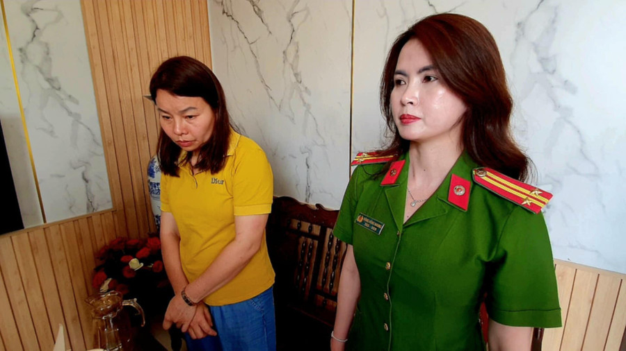 Hà Thị Thu Thủy bị Công an Đắk Lắk tạm giữ hình sự. (Ảnh: CA)