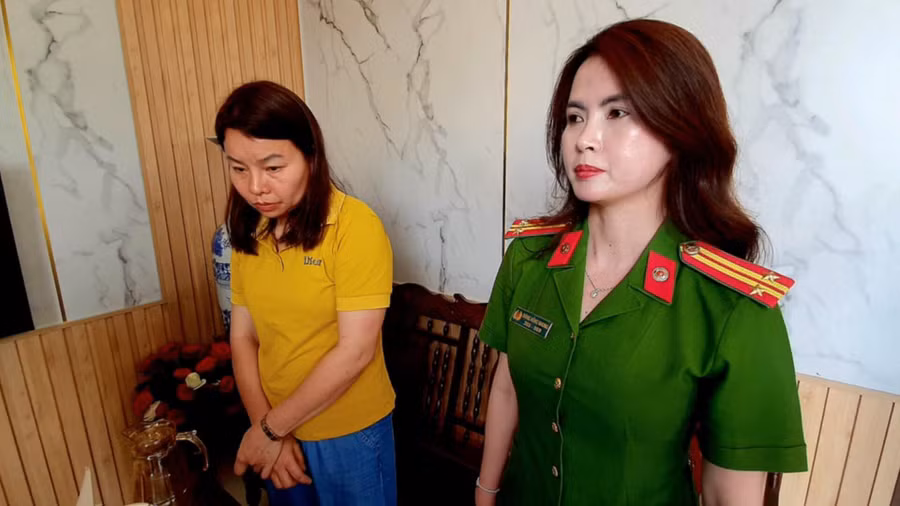 Hà Thị Thu Thủy bị Công an Đắk Lắk tạm giữ hình sự. (Ảnh: CA)